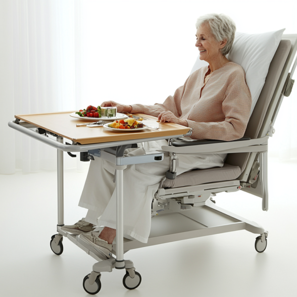 Table de lit ergonomique pour repas et lecture au lit – Image 4