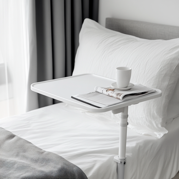 Table de lit ergonomique pour repas et lecture au lit – Image 2